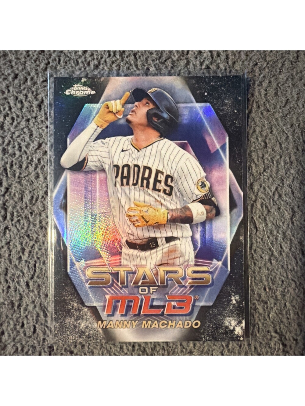 Manny Machado 2023 Topps Chrome SMLBC-55 Black Parallel 3/25